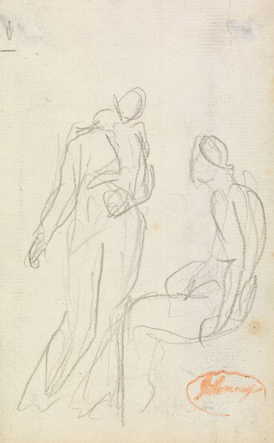 Figure Composition Study 2 by George Romney